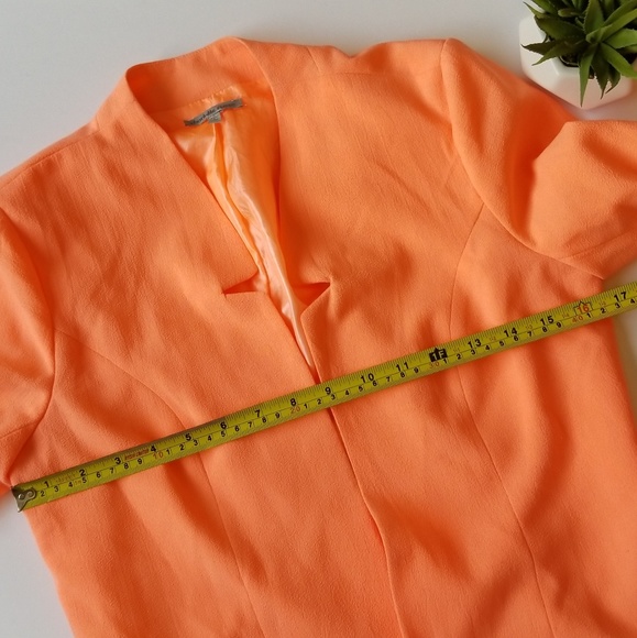 Charlotte Russe Women's Blazer, Orange, Size Small - Picture 4 of 8